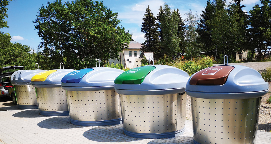 BinKosh Semi Underground paper mixed glass plastic bio waste